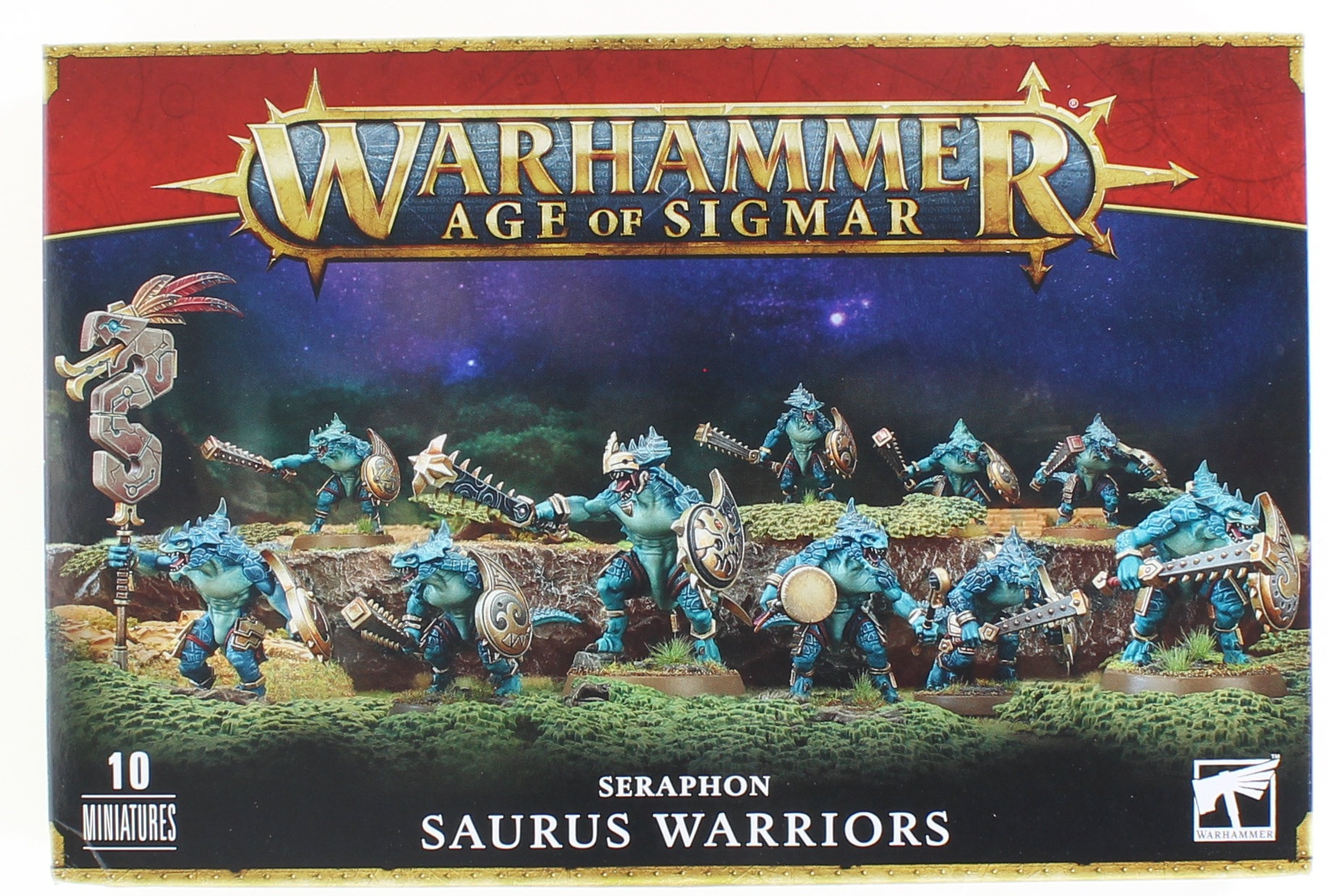 thumbnail image 2 of Seraphon Kroxigor – Warhammer Age Of Sigmar – Games Workshop – New Unassembled 86-23 2 of 5