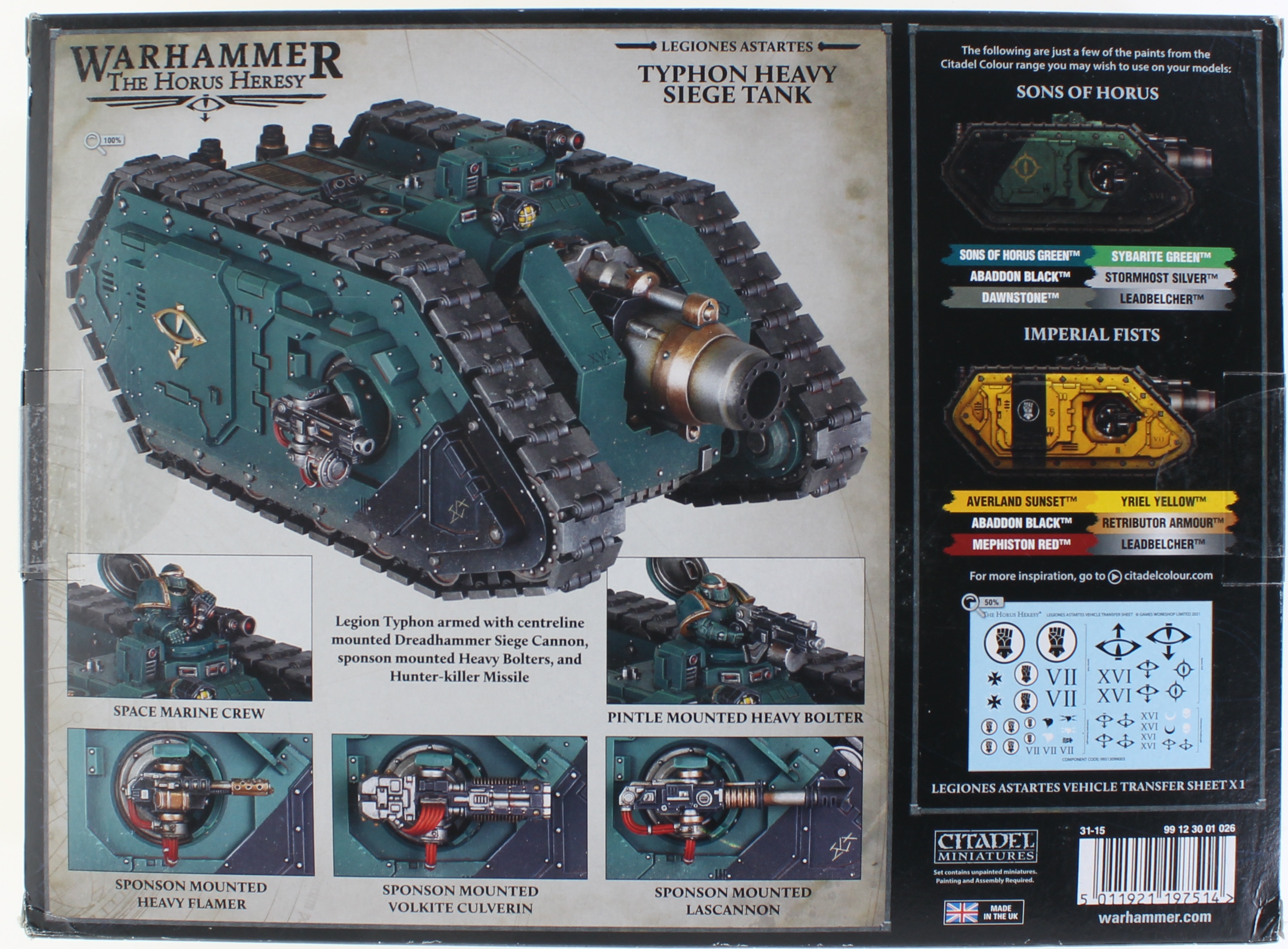 Legiones Astartes - Typhon Heavy Siege Tank | Massive Siege Cannon | Warhammer 30K