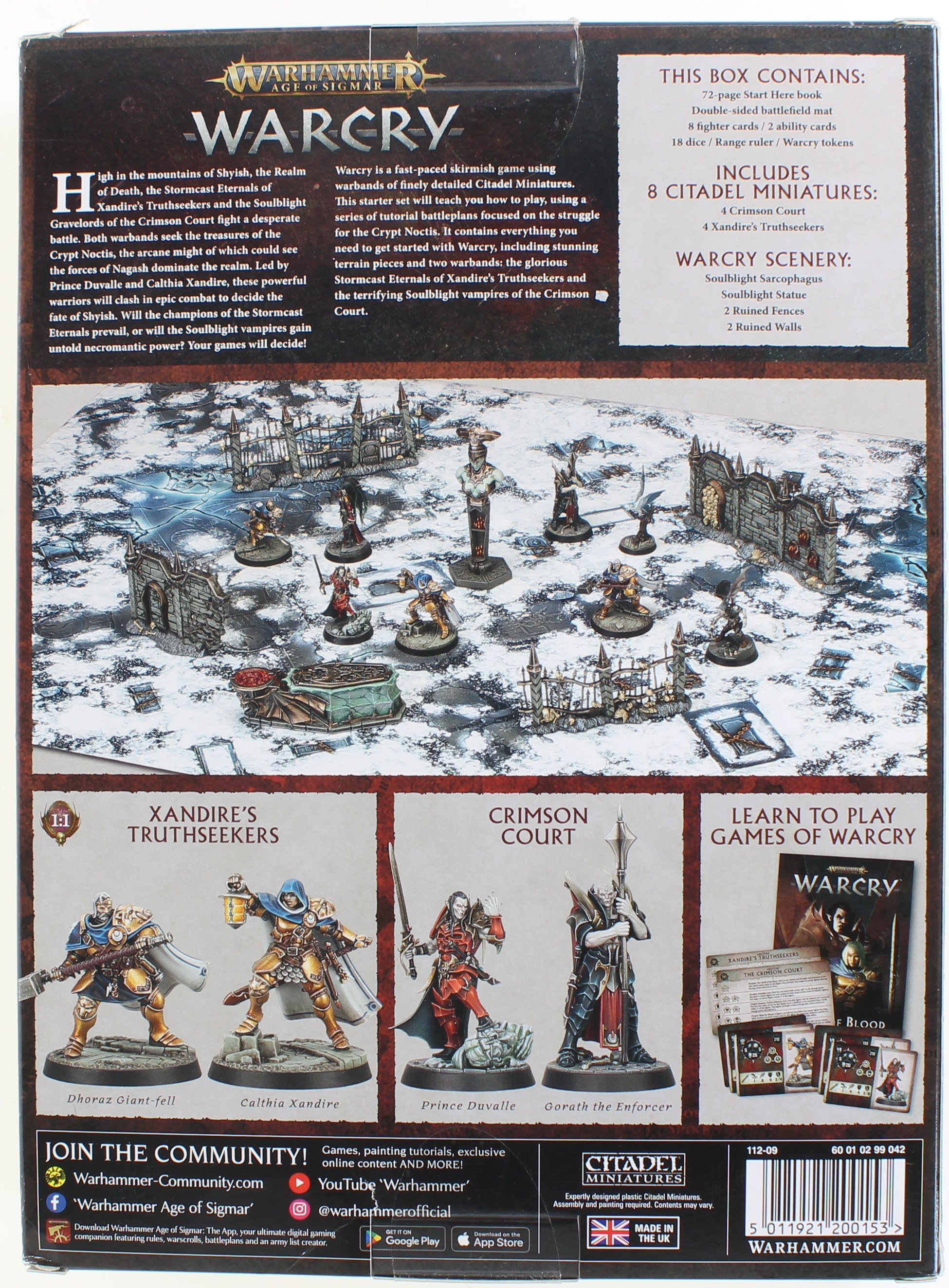 Warhammer Age Of Sigmar Warcry: Crypt of Blood Starter Set