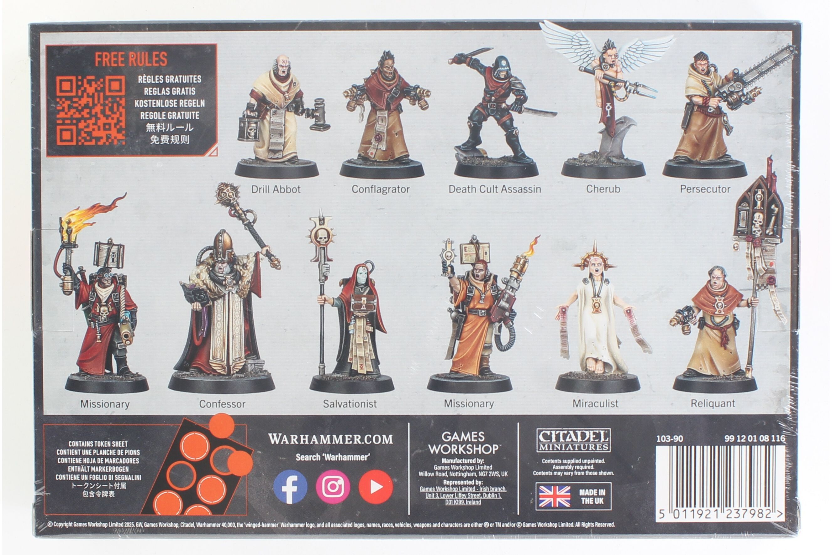 Warhammer 40K Kill Team: Sanctifiers – New Unassembled Unpainted – Games Workshop